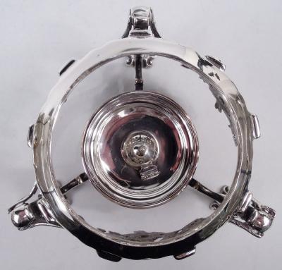 Antique English Georgian Sterling Silver Kettle on Stand