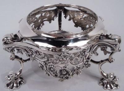 Antique English Georgian Sterling Silver Kettle on Stand