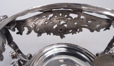 Antique English Georgian Sterling Silver Kettle on Stand