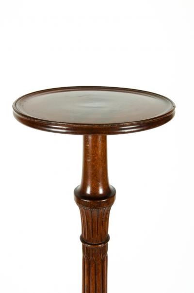 Antique English Mahogany Fern Stand Pedestal Table