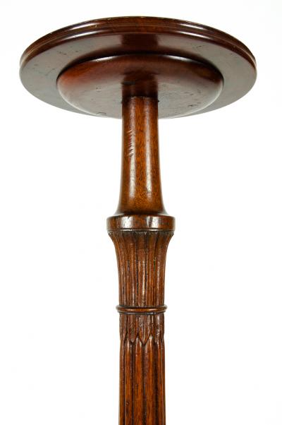 Antique English Mahogany Fern Stand Pedestal Table