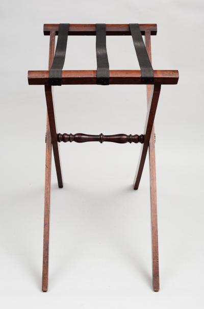 Antique English Mahogany Folding Tray Stand Circa 1840