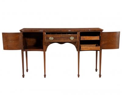 Antique English Mahogany Sideboard Buffet