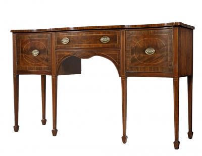 Antique English Mahogany Sideboard Buffet