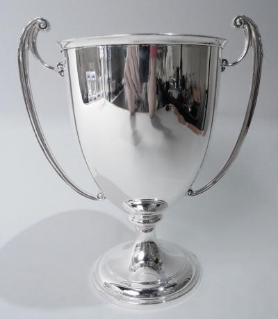Antique English Neoclassical Sterling Silver Urn Trophy Cup 1921