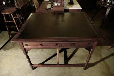 Antique English Partners Counting Desk