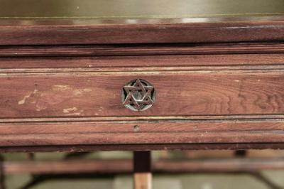 Antique English Partners Counting Desk