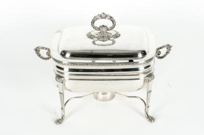 Antique English Silver Plate Tureen