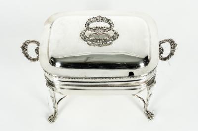 Antique English Silver Plate Tureen