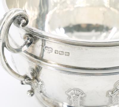 Antique English Sterling Silver 6 Piece Tea Coffee Service Goldsmiths London