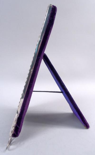 Antique English Victorian Classical Sterling Silver Picture Frame 1898