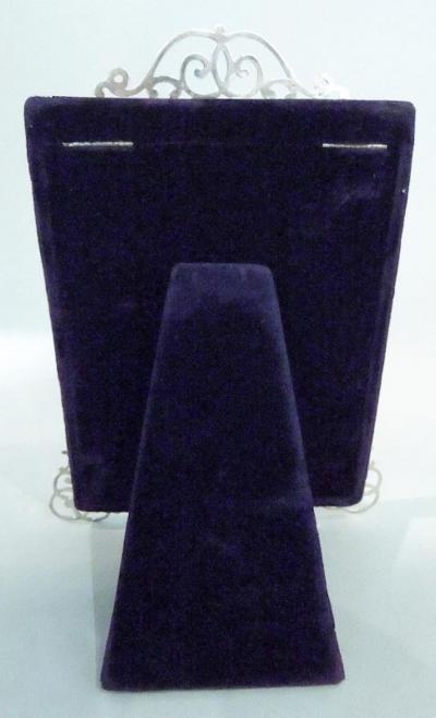 Antique English Victorian Classical Sterling Silver Picture Frame 1898