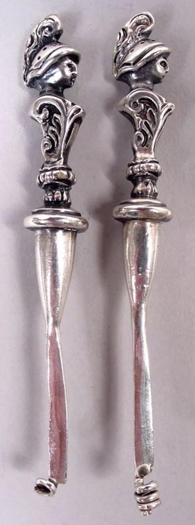 Antique English Victorian Ode to Empire Pith Helmet Cigar Lighter 1900