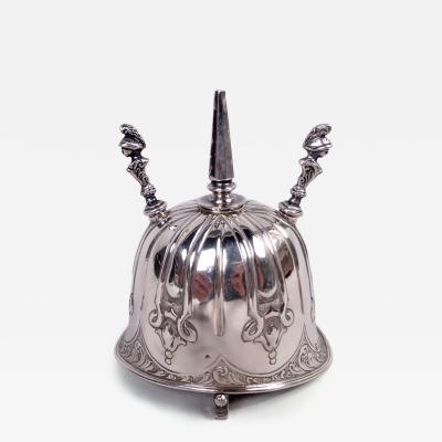 Antique English Victorian Ode to Empire Pith Helmet Cigar Lighter 1900