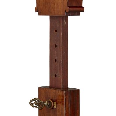 Antique English wooden desk with reading stand