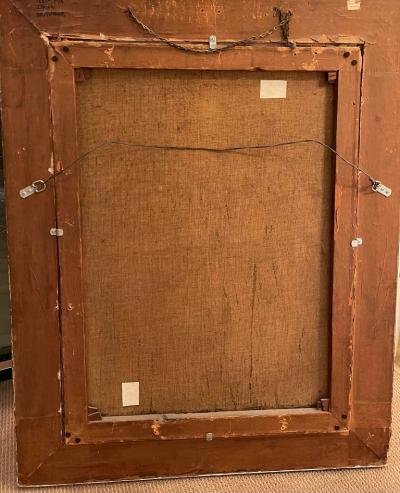 Antique Ernesto Fontana Original Oil Painting