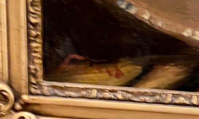 Antique Ernesto Fontana Original Oil Painting