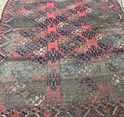 Antique Erssary Turkman Carpet AS IS