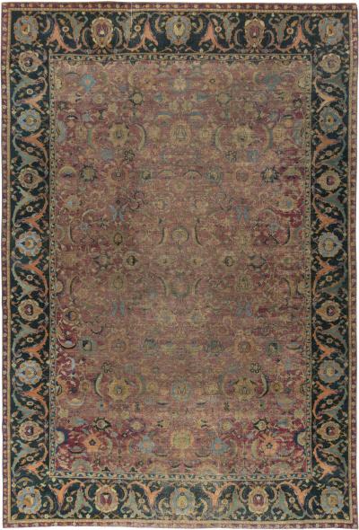 Antique Esfahan Rug