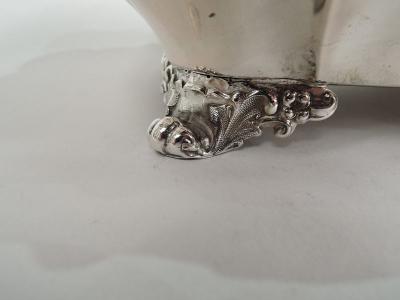 Antique European Biedermeier Silver Keepsake Casket Box C 1840