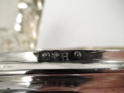 Antique European Biedermeier Silver Keepsake Casket Box C 1840