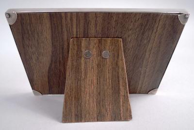 Antique European Edwardian Classical Silver Double Picture Frame