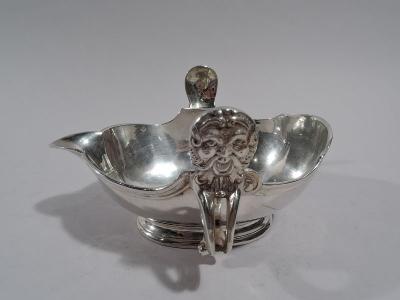 Antique European Silver Sauce Boat in 18th Century Style