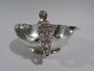 Antique European Silver Sauce Boat in 18th Century Style