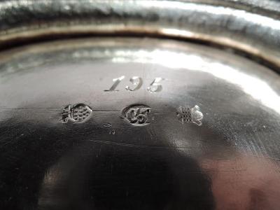 Antique European Silver Sauce Boat in 18th Century Style