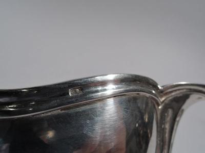 Antique European Silver Sauce Boat in 18th Century Style