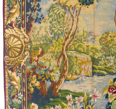 Antique European Tapestry 4 10 x 7 11 