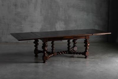 Antique Extendable Dining Table France 1900s