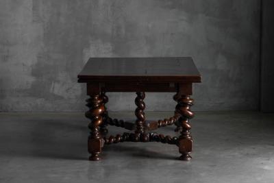 Antique Extendable Dining Table France 1900s