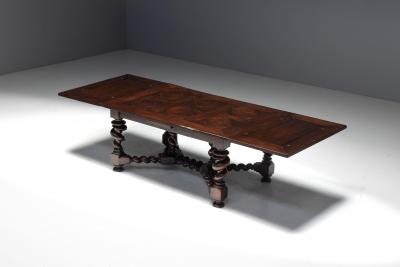 Antique Extendable Dining Table France 1900s