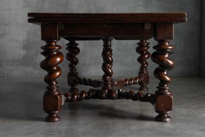 Antique Extendable Dining Table France 1900s