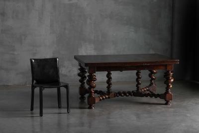 Antique Extendable Dining Table France 1900s