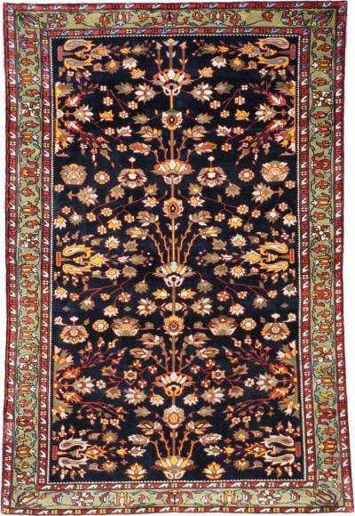 Antique Farahan Rug 4 4 x 6 6 