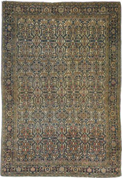 Antique Farahan Sarouk Rug 43 x 67