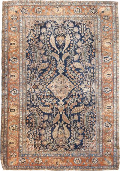 Antique Farahan Sarouk Rug 8 6 x 11 2 