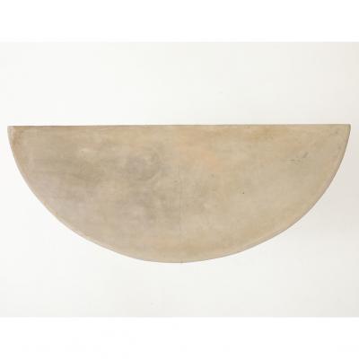 Antique Faux Bois Demilune