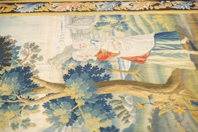 Antique Fine French Beauvais Tapestry 6 3 x 10 6 