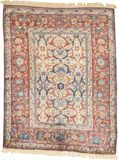 Antique Fine and Rare Persian Heriz Rug 46 x 59 