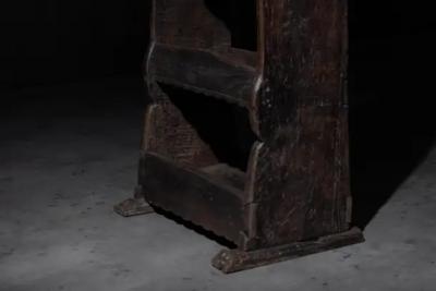 Antique Folk Art Bookcase France 19th Century