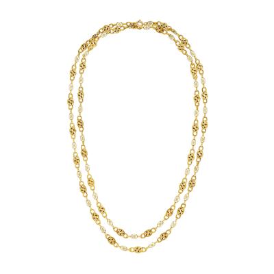 Antique French 18K Gold Chain Necklace