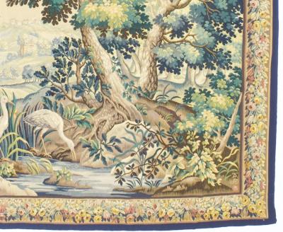 Antique French 18th Century Tapestry 6 7 x 9 3 