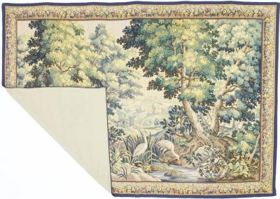 Antique French 18th Century Tapestry 6 7 x 9 3 