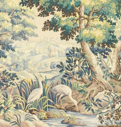 Antique French 18th Century Tapestry 6 7 x 9 3 