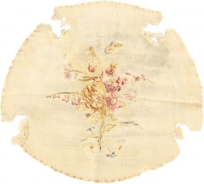 Antique French Aubusson Cover Seat 20 x 22