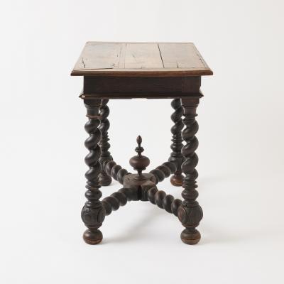 Antique French Barley Twist Table 18th Century