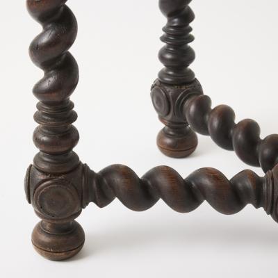 Antique French Barley Twist Table 18th Century